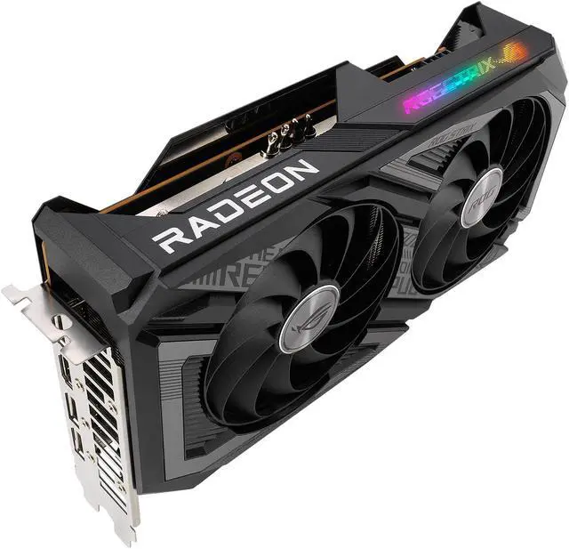 Alt view image 6 of 14 - ASUS ROG STRIX Radeon RX 6600 XT 8GB GDDR6 PCI Express 4.0 CrossFireX Support ATX Graphics Card ROG-STRIX-RX6600XT-O8G-GAMING