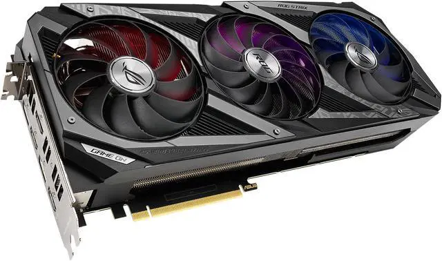 Alt view image 7 of 16 - ASUS ROG Strix NVIDIA GeForce RTX 3060 Ti V2 OC Edition Gaming Graphics Card (PCIe 4.0, 8GB GDDR6, LHR, HDMI 2.1, DisplayPort 1.4a, Axial-tech Fan Design, 2.9-slot, Super Alloy Power II, GPU Tweak II) ROG-STRIX-RTX3060TI-O8G-V2-GAMING