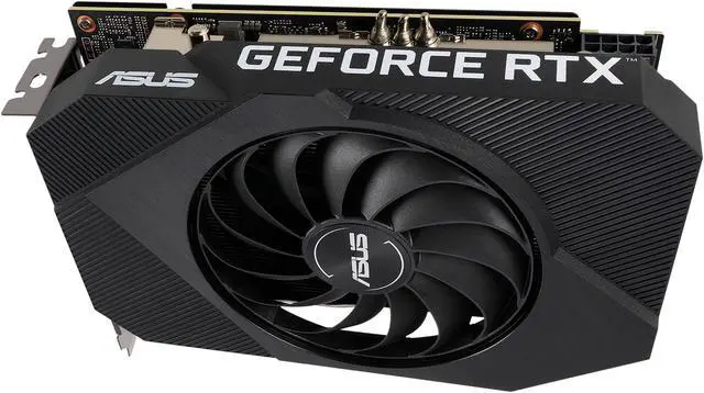 Alt view image 12 of 17 - ASUS Phoenix NVIDIA GeForce RTX 3060 V2 Gaming Graphics Card (PCIe 4.0, 12GB GDDR6, HDMI 2.1, DisplayPort 1.4a, Axial-tech Fan Design, Protective Backplate, Dual Ball Fan Bearings, Auto-Extreme) PH-RTX3060-12G-V2