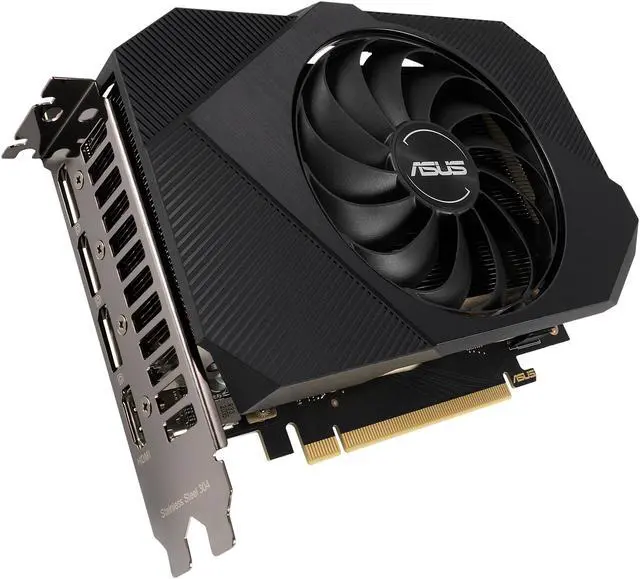 Alt view image 6 of 17 - ASUS Phoenix NVIDIA GeForce RTX 3060 V2 Gaming Graphics Card (PCIe 4.0, 12GB GDDR6, HDMI 2.1, DisplayPort 1.4a, Axial-tech Fan Design, Protective Backplate, Dual Ball Fan Bearings, Auto-Extreme) PH-RTX3060-12G-V2