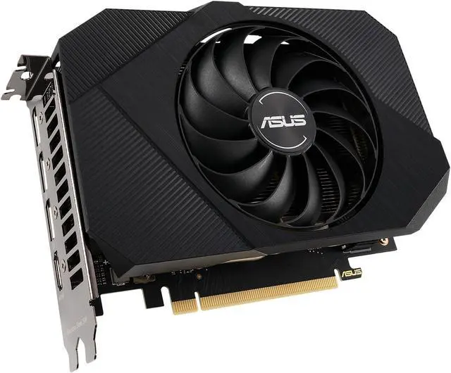 Alt view image 7 of 17 - ASUS Phoenix NVIDIA GeForce RTX 3060 V2 Gaming Graphics Card (PCIe 4.0, 12GB GDDR6, HDMI 2.1, DisplayPort 1.4a, Axial-tech Fan Design, Protective Backplate, Dual Ball Fan Bearings, Auto-Extreme) PH-RTX3060-12G-V2