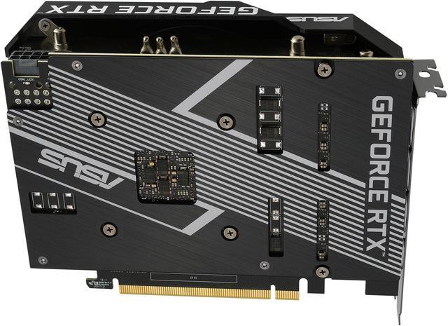 Alt view image 13 of 17 - ASUS Phoenix NVIDIA GeForce RTX 3060 V2 Gaming Graphics Card (PCIe 4.0, 12GB GDDR6, HDMI 2.1, DisplayPort 1.4a, Axial-tech Fan Design, Protective Backplate, Dual Ball Fan Bearings, Auto-Extreme) PH-RTX3060-12G-V2