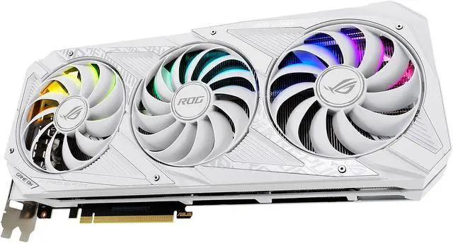 Alt view image 11 of 18 - ASUS ROG STRIX GeForce RTX 3080 10GB GDDR6X PCI Express 4.0 x16 ATX Video Card ROG-STRIX-RTX3080-O10G-WHITE-V2 (LHR)