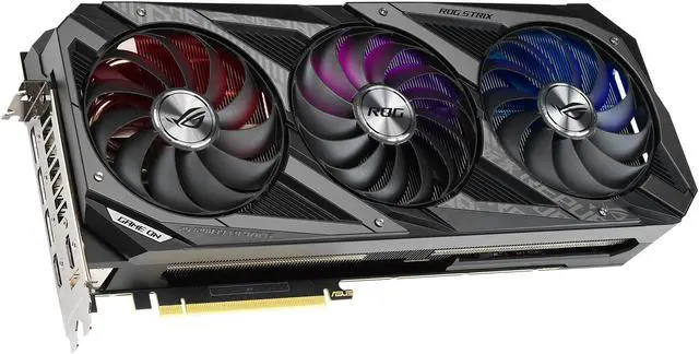 Alt view image 4 of 15 - ASUS ROG Strix GeForce RTX 3080 V2 OC Edition 10GB GDDR6X PCI Express 4.0 x16 Video Card ROG-STRIX-RTX3080-O10G-V2-GAMING (LHR)