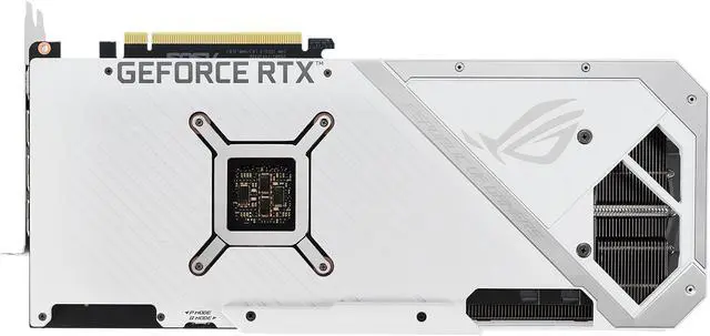Alt view image 18 of 20 - ASUS ROG Strix NVIDIA GeForce RTX 3070 V2 White OC Edition Gaming Graphics Card (PCIe 4.0, 8GB GDDR6, LHR, HDMI 2.1, DisplayPort 1.4a, White Color Scheme, Axial-tech Fan Design, 2.9-slot) ROG-STRIX-RTX3070-O8G-WHITE-V2