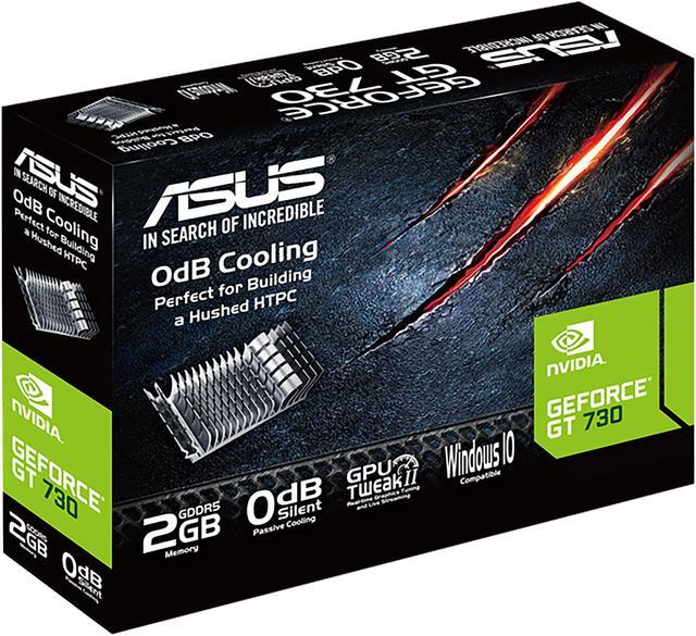 Alt view image 7 of 7 - ASUS GeForce GT 730 2GB GDDR5 PCI Express 2.0 Low Profile Graphics Card GT730-SL-2GD5-BRK