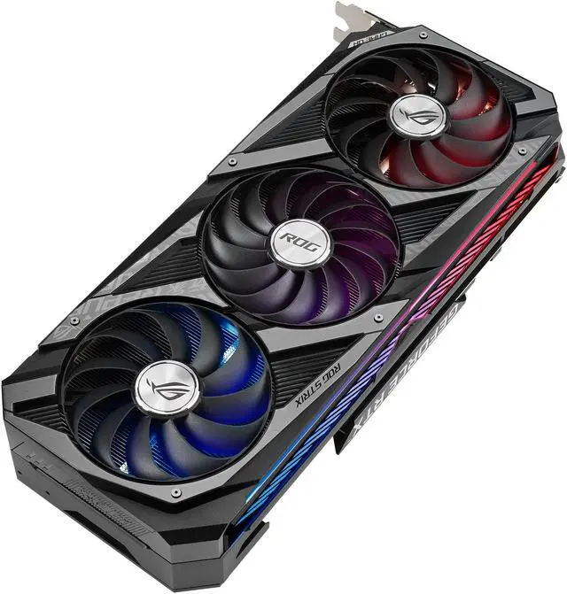 Alt view image 12 of 15 - ASUS ROG Strix GeForce RTX 3070 V2 8GB GDDR6 Graphics Card with LHR, ROG-STRIX-RTX3070-8G-V2-GAMING