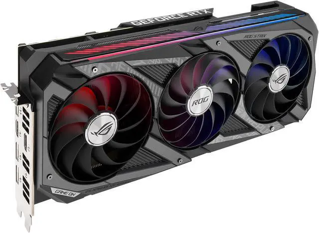 Alt view image 7 of 15 - ASUS ROG Strix GeForce RTX 3070 V2 8GB GDDR6 Graphics Card with LHR, ROG-STRIX-RTX3070-8G-V2-GAMING