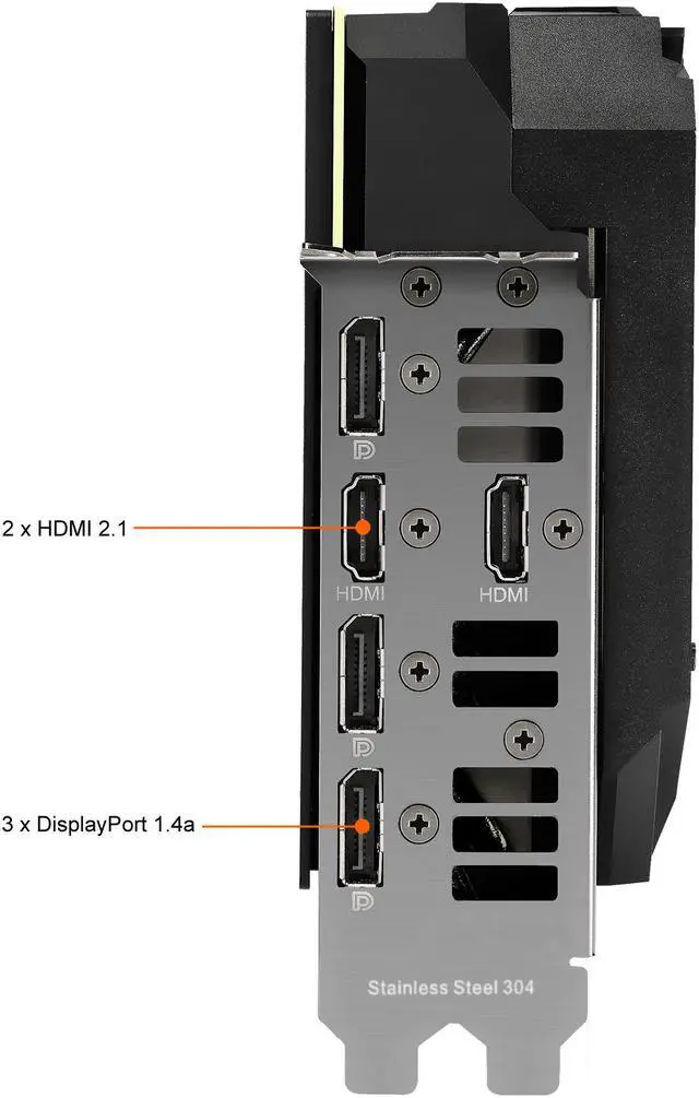 Alt view image 5 of 15 - ASUS ROG Strix GeForce RTX 3070 V2 8GB GDDR6 Graphics Card with LHR, ROG-STRIX-RTX3070-8G-V2-GAMING
