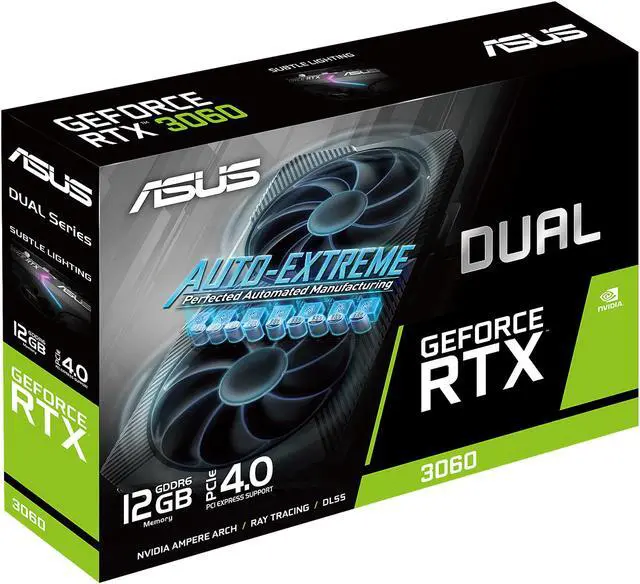 Alt view image 18 of 18 - ASUS Dual GeForce RTX 3060 12GB GDDR6 PCI Express 4.0 Graphics Card DUAL-RTX3060-12G-V2