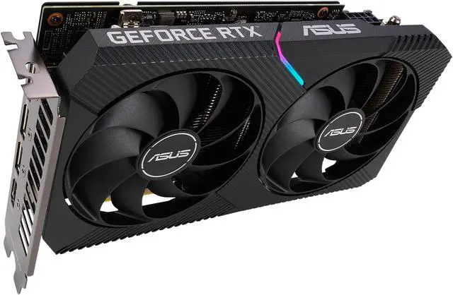 Alt view image 9 of 16 - ASUS Dual GeForce RTX 3060 12GB GDDR6 PCI Express 4.0 Graphics Card DUAL-RTX3060-12G-V2