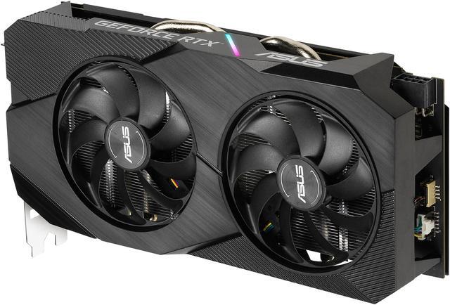 Alt view image 8 of 13 - ASUS Dual GeForce RTX 2060 EVO OC Edition Graphics Card (PCIe 3.0, 12GB GDDR6, HDMI, DisplayPort, DVI-D, Axial-tech Fan, 0dB Technology, Auto-Extreme) DUAL-RTX2060-O12G-EVO