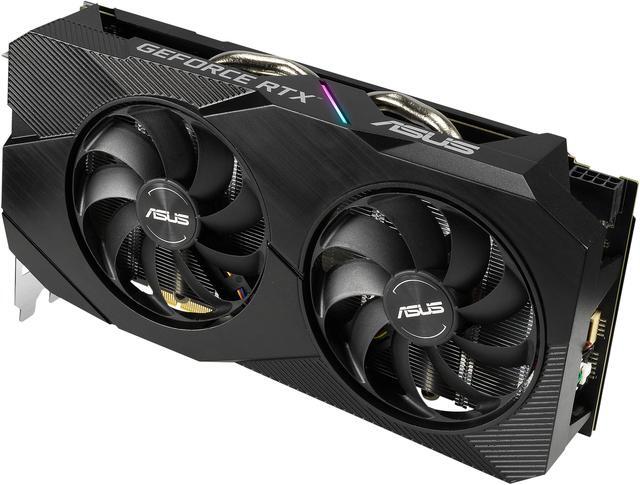 Alt view image 9 of 13 - ASUS Dual GeForce RTX 2060 EVO OC Edition Graphics Card (PCIe 3.0, 12GB GDDR6, HDMI, DisplayPort, DVI-D, Axial-tech Fan, 0dB Technology, Auto-Extreme) DUAL-RTX2060-O12G-EVO