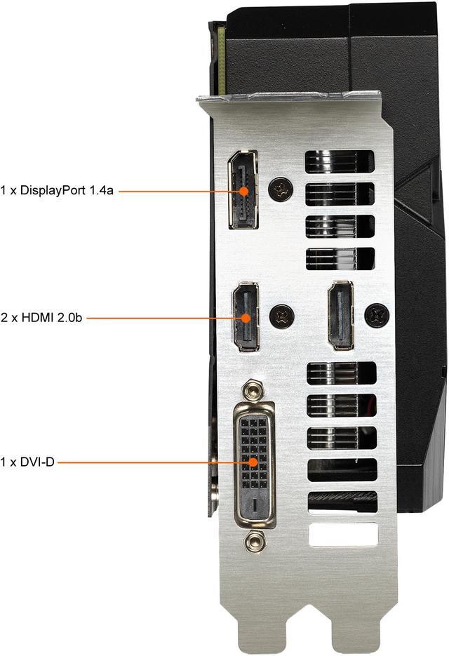 Alt view image 5 of 13 - ASUS Dual GeForce RTX 2060 EVO OC Edition Graphics Card (PCIe 3.0, 12GB GDDR6, HDMI, DisplayPort, DVI-D, Axial-tech Fan, 0dB Technology, Auto-Extreme) DUAL-RTX2060-O12G-EVO