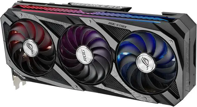 Alt view image 11 of 13 - ASUS ROG Strix NVIDIA GeForce RTX 3080 OC Edition Gaming Graphics Card (PCIe 4.0, 12GB GDDR6X, LHR, HDMI 2.1, DisplayPort 1.4a, Axial-tech Fan Design, 2.9-slot, Super Alloy Power II, GPU Tweak II)