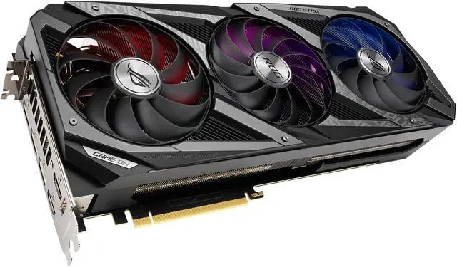 Alt view image 7 of 13 - ASUS ROG Strix NVIDIA GeForce RTX 3080 OC Edition Gaming Graphics Card (PCIe 4.0, 12GB GDDR6X, LHR, HDMI 2.1, DisplayPort 1.4a, Axial-tech Fan Design, 2.9-slot, Super Alloy Power II, GPU Tweak II)
