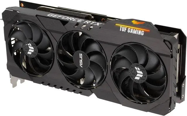 Alt view image 5 of 8 - ASUS TUF Gaming NVIDIA GeForce RTX 3080 OC Edition Graphics Card (PCIe 4.0, 12GB GDDR6X, LHR, HDMI 2.1, DisplayPort 1.4a, Dual Ball Fan Bearings, Military-grade Certification, GPU Tweak)