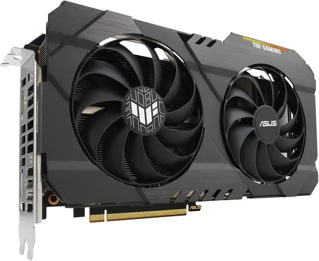 Alt view image 6 of 15 - ASUS TUF Gaming AMD Radeon RX 6500 XT OC Edition Graphics Card (AMD RDNA 2, PCIe 4.0, 4GB GDDR6, HDMI 2.1, DisplayPort 1.4a, Dual Ball Fan Bearings, All-aluminum Shroud, GPU Tweak II) TUF-RX6500XT-O4G-GAMING