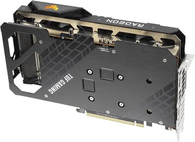 Alt view image 12 of 15 - ASUS TUF Gaming AMD Radeon RX 6500 XT OC Edition Graphics Card (AMD RDNA 2, PCIe 4.0, 4GB GDDR6, HDMI 2.1, DisplayPort 1.4a, Dual Ball Fan Bearings, All-aluminum Shroud, GPU Tweak II) TUF-RX6500XT-O4G-GAMING
