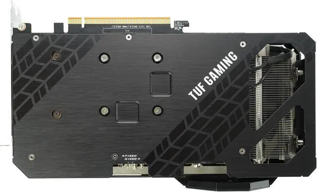 Alt view image 13 of 15 - ASUS TUF Gaming AMD Radeon RX 6500 XT OC Edition Graphics Card (AMD RDNA 2, PCIe 4.0, 4GB GDDR6, HDMI 2.1, DisplayPort 1.4a, Dual Ball Fan Bearings, All-aluminum Shroud, GPU Tweak II) TUF-RX6500XT-O4G-GAMING