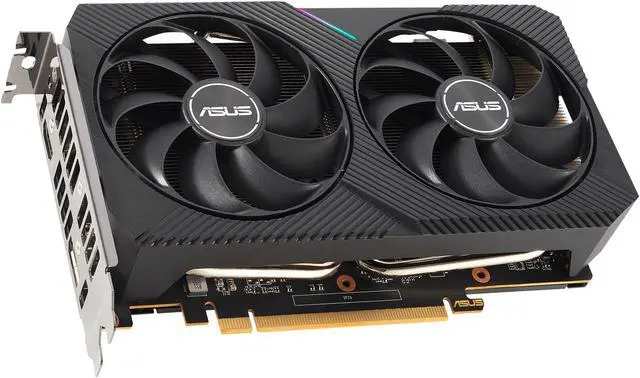 Alt view image 4 of 13 - ASUS Dual AMD Radeon RX 6500 XT OC Edition 4GB GDDR6 Gaming Graphics Card (AMD RDNA 2, PCIe 4.0, 4GB GDDR6 Memory, HDMI 2.1, DisplayPort 1.4a, Axial-tech Fan Design, 0dB Technology) DUAL-RX6500XT-O4G
