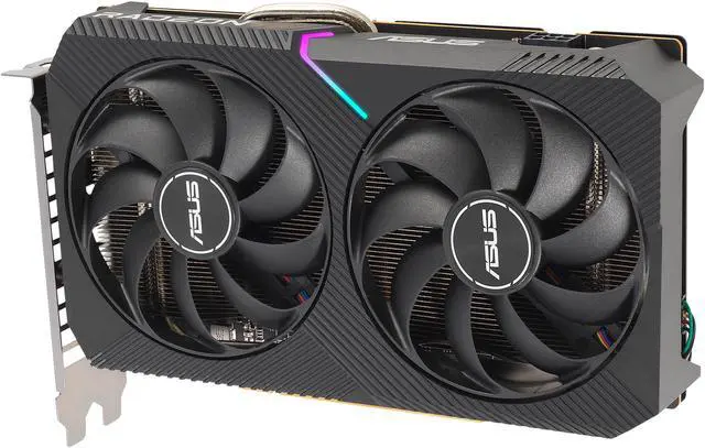 Alt view image 8 of 13 - ASUS Dual AMD Radeon RX 6500 XT OC Edition 4GB GDDR6 Gaming Graphics Card (AMD RDNA 2, PCIe 4.0, 4GB GDDR6 Memory, HDMI 2.1, DisplayPort 1.4a, Axial-tech Fan Design, 0dB Technology) DUAL-RX6500XT-O4G