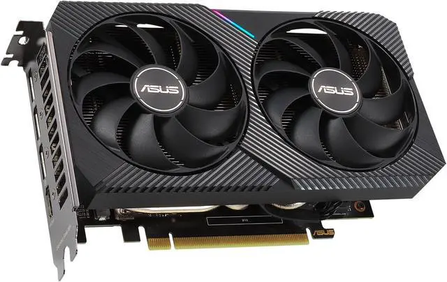 Alt view image 7 of 19 - ASUS Dual GeForce RTX 3050 8GB GDDR6 PCI Express 4.0 Graphics Card DUAL-RTX3050-O8G