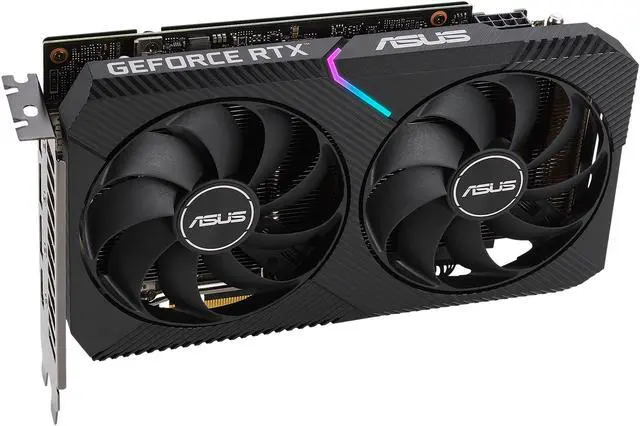 Alt view image 8 of 19 - ASUS Dual GeForce RTX 3050 8GB GDDR6 PCI Express 4.0 Graphics Card DUAL-RTX3050-O8G