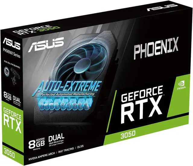 Alt view image 16 of 17 - ASUS Phoenix GeForce RTX 3050 8GB GDDR6 PCI Express 4.0 Graphics Card PH-RTX3050-8G