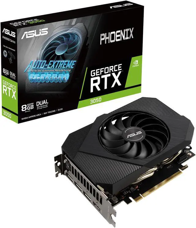 Alt view image 15 of 17 - ASUS Phoenix GeForce RTX 3050 8GB GDDR6 PCI Express 4.0 Graphics Card PH-RTX3050-8G