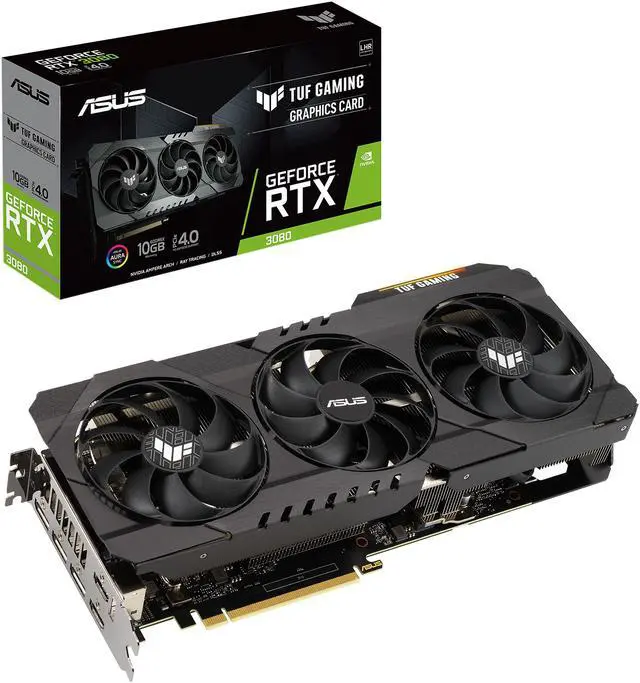 Alt view image 11 of 12 - ASUS TUF Gaming GeForce RTX 3080 10GB GDDR6X PCI Express 4.0 Graphics Card TUF-RTX3080-10G-V2-GAMING