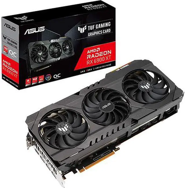 Alt view image 2 of 2 - ASUS TUF Gaming Radeon RX 6900 XT 16GB GDDR6 PCI Express 4.0 CrossFireX Support Graphics Card TUF-RX6900XT-T16G-GAMING