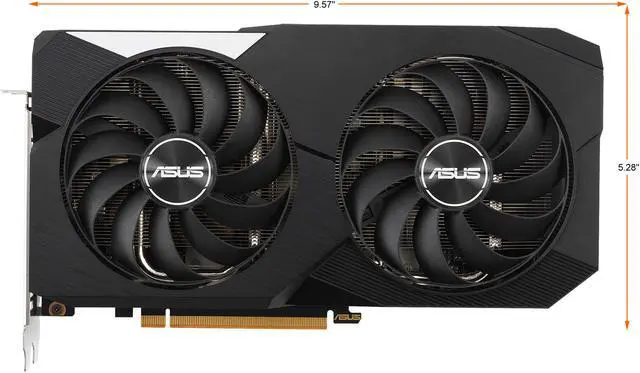 Alt view image 3 of 5 - ASUS Dual AMD Radeon RX 6650 XT OC Edition 8GB GDDR6 Gaming Graphics Card (AMD RNDA 2, PCIe 4.0, 8GB GDDR6 Memory, HDMI 2.1, DisplayPort 1.4a, Axial-tech Fan Design, 0dB Technology)