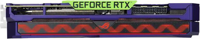 Alt view image 8 of 9 - ASUS ROG Strix NVIDIA GeForce RTX 3080 OC EVA EDITION Gaming Graphics Card (PCIe 4.0, 12GB GDDR6X, HDMI 2.1, DisplayPort 1.4a, Axial-tech Fan Design, 2.9-slot, Super Alloy Power II, GPU Tweak), LHR, ROG-STRIX-RTX3080-O12G-EVA
