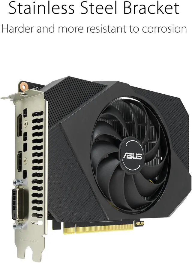 Alt view image 6 of 10 - ASUS Phoenix GeForce GTX 1630 4GB GDDR6 PCI Express 3.0 Graphics Card PH-GTX1630-4G