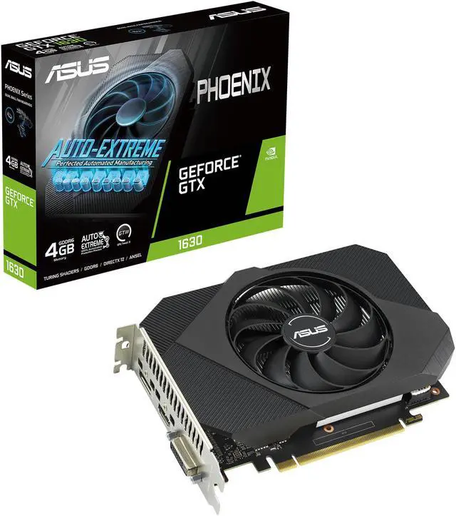 Alt view image 10 of 10 - ASUS Phoenix GeForce GTX 1630 4GB GDDR6 PCI Express 3.0 Graphics Card PH-GTX1630-4G