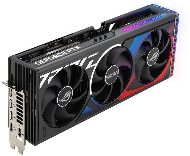 Alt view image 5 of 9 - ASUS ROG Strix GeForce RTX 4090 OC Edition Gaming Graphics Card (PCIe 4.0, 24GB GDDR6X, HDMI 2.1a, DisplayPort 1.4a) ROG-STRIX-RTX4090-O24G-GAMING