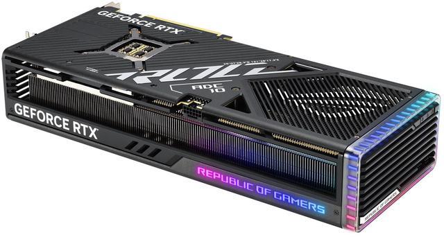 Alt view image 7 of 9 - ASUS ROG Strix GeForce RTX 4090 OC Edition Gaming Graphics Card (PCIe 4.0, 24GB GDDR6X, HDMI 2.1a, DisplayPort 1.4a) ROG-STRIX-RTX4090-O24G-GAMING