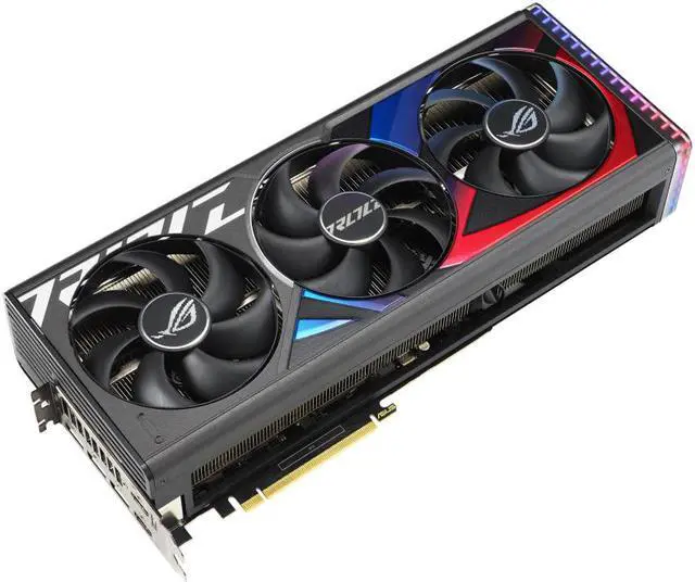 Alt view image 5 of 15 - ASUS ROG Strix GeForce RTX 4090 Gaming Graphics Card (PCIe 4.0, 24GB GDDR6X, HDMI 2.1a, DisplayPort 1.4a) ROG-STRIX-RTX4090-24G-GAMING
