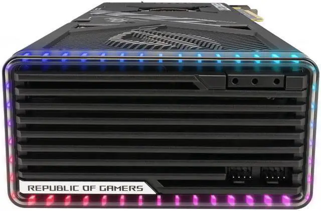 Alt view image 11 of 15 - ASUS ROG Strix GeForce RTX 4090 Gaming Graphics Card (PCIe 4.0, 24GB GDDR6X, HDMI 2.1a, DisplayPort 1.4a) ROG-STRIX-RTX4090-24G-GAMING