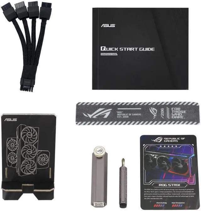 Alt view image 12 of 15 - ASUS ROG Strix GeForce RTX 4090 Gaming Graphics Card (PCIe 4.0, 24GB GDDR6X, HDMI 2.1a, DisplayPort 1.4a) ROG-STRIX-RTX4090-24G-GAMING
