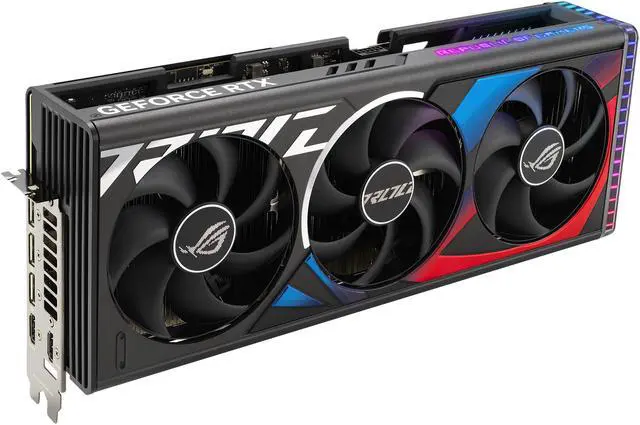 Alt view image 5 of 20 - ASUS ROG Strix GeForce RTX 4080 Gaming Graphics Card (PCIe 4.0, 16GB GDDR6X, HDMI 2.1a, DisplayPort 1.4a) ROG-STRIX-RTX4080-16G-GAMING