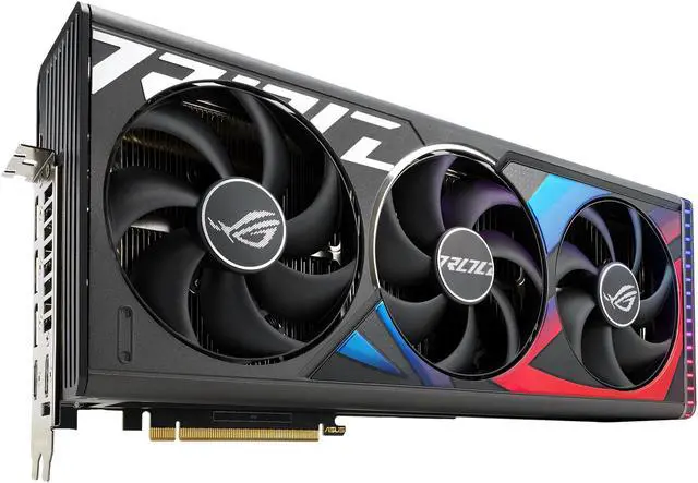 Alt view image 8 of 20 - ASUS ROG Strix GeForce RTX 4080 Gaming Graphics Card (PCIe 4.0, 16GB GDDR6X, HDMI 2.1a, DisplayPort 1.4a) ROG-STRIX-RTX4080-16G-GAMING