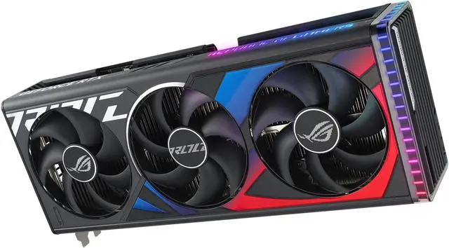 Alt view image 13 of 20 - ASUS ROG Strix GeForce RTX 4080 Gaming Graphics Card (PCIe 4.0, 16GB GDDR6X, HDMI 2.1a, DisplayPort 1.4a) ROG-STRIX-RTX4080-16G-GAMING
