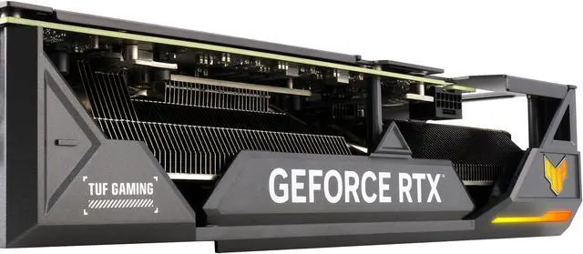 Alt view image 8 of 15 - ASUS TUF Gaming NVIDIA GeForce RTX 4070 Ti OC Edition Gaming Graphics Card (PCIe 4.0, 12GB GDDR6X, HDMI 2.1a, DisplayPort 1.4a) TUF-RTX4070TI-O12G-GAMING