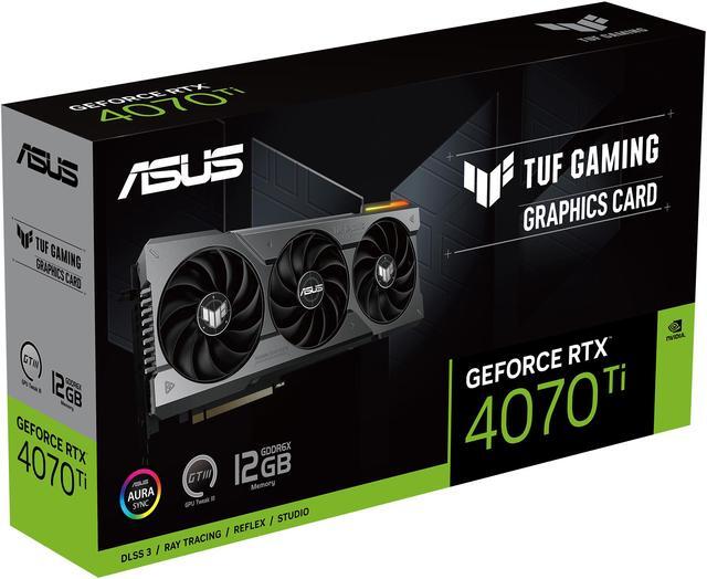 Alt view image 17 of 18 - ASUS TUF Gaming NVIDIA GeForce RTX 4070 Ti Gaming Graphics Card (PCIe 4.0, 12GB GDDR6X, HDMI 2.1a, DisplayPort 1.4a) TUF-RTX4070TI-12G-GAMING