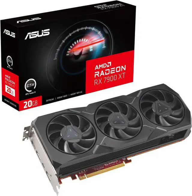 Alt view image 11 of 11 - ASUS Radeon RX 7900 XT 20GB GDDR6 PCI Express 4.0 ATX Graphics Card RX7900XT-20G