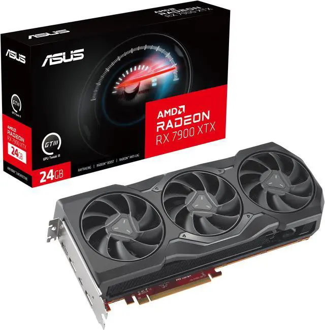 Alt view image 11 of 11 - ASUS Radeon RX 7900 XTX 24GB GDDR6 PCI Express 4.0 ATX Graphics Card RX7900XTX-24G
