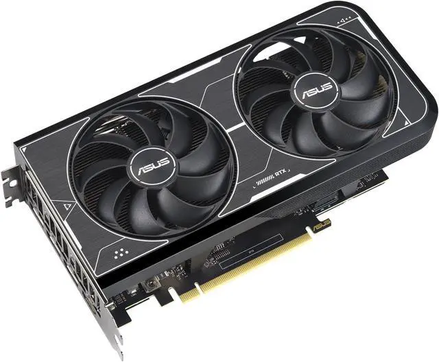 Alt view image 3 of 10 - ASUS Dual NVIDIA GeForce RTX 3060 Ti Graphics Card (PCIe 4.0, 8GB GDDR6X memory, HDMI 2.1, DisplayPort 1.4a, 2-slot design, Axial-tech fan design, 0dB technology) DUAL-RTX3060TI-8GD6X