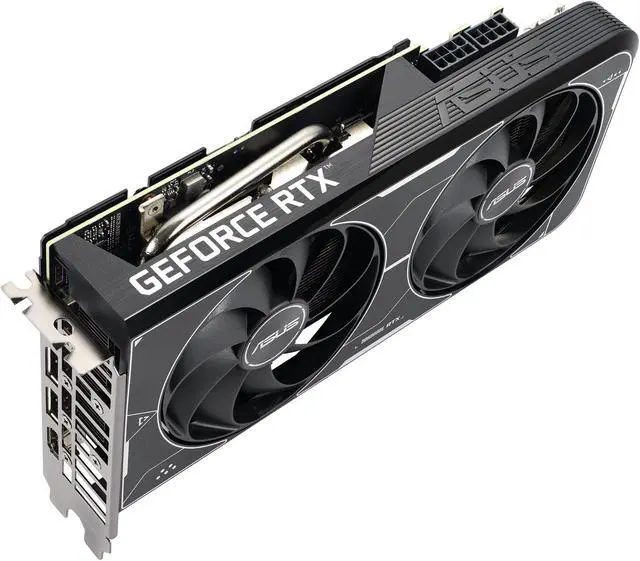 Alt view image 6 of 10 - ASUS Dual NVIDIA GeForce RTX 3060 Ti Graphics Card (PCIe 4.0, 8GB GDDR6X memory, HDMI 2.1, DisplayPort 1.4a, 2-slot design, Axial-tech fan design, 0dB technology) DUAL-RTX3060TI-8GD6X